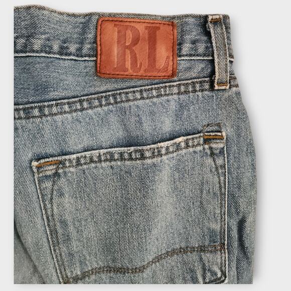 Ralph Lauren Jeans Men's Tag 36x30 Act 36x28 Straight Denim C-84 Ashmore - Picture 3 of 9